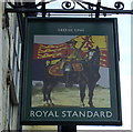 Sign for the Royal Standard, Ely