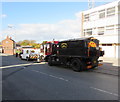 Sandhams Utility Contractors vehicles in Whitchurch