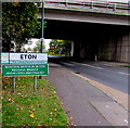 SU9578 : Western boundary of Eton by Jaggery