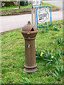 NY5062 : Old water pillar, Newtown by Rose and Trev Clough