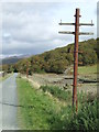SH6516 : Old Telegraph Poles by Keith Evans