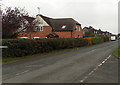 Houses on the north side of Mill Lane, Pershore