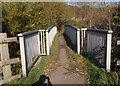 Footbridge over Beck - off Waterloo Road