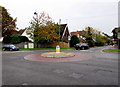 Mini-roundabout at the edge of Clewer Village, Windsor