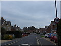 Looking along Cemetery Road towards Binstead Hill