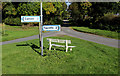 SE3777 : Signpost and Road Junction near Catton by Chris Heaton