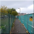 NT2675 : Path out of Pilrig Park by Richard Webb