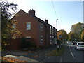 Houses on Derby Road (B6179), Denby