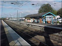 NU2311 : Alnmouth railway station by Tim Glover