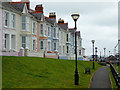 Footpath by Belle View Terrace in Aberaeron, Ceredigion