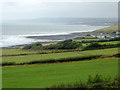 Coastal farmland south-west of Aberarth, Ceredigion