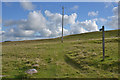 Public footpath heading across Hardendale Nab