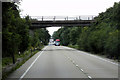 Bridge over the A47 near to Wendling