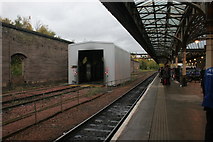NO1123 : Train wash, Perth Station by Richard Sutcliffe