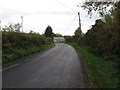 The Dunturk Road crossing the flood plain of the Moneycarragh River