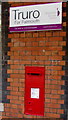 SW8144 : Victorian postbox on Truro railway station by Jaggery
