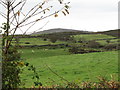 View over Guiness Mountain towards Slieve Croob