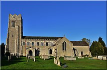 TM1058 : Earl Stonham: St. Mary's Church by Michael Garlick