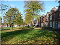 Houses facing the green, New Bolsover