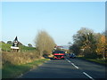 A59 at Lythe Bank with Halloween advertisement