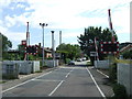 Level crossing on Salford Road