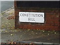 TM1645 : Constitution Hill sign by Geographer