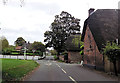 Monxton cross roads in centre of village