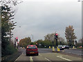 Junction for park and ride at Petersfinger