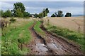 SO8746 : Rutted farmland track by Philip Halling