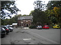 The Crooked House from its car park, near Lower Gornal