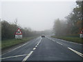 A61 passing place near Hollin Hall