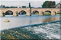 Devorgilla Bridge and weir, Dumfries