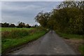 Braiseworth Lane next to its junction with Clay Lane