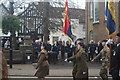 View of veterans marching in the Remembrance Sunday Service on Billericay High Street #2