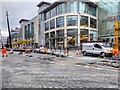 SJ8398 : Exchange Square Metrolink Stop Under Construction (November 2015) by David Dixon