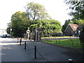 The ornamental gates of the Montalto House Estate on Dromore Street