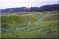 Water drainage below Redmire Quarry