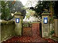 The gate to St Mary