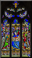 SK9450 : Stained glass window, St Nicholas' church, Fulbeck by Julian P Guffogg