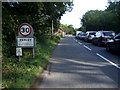 Entering Yaxley