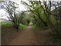 The trackbed of the former Harrow & Stanmore Railway