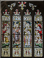 SK9551 : Stained glass window, St Swithun's church, Leadenham by Julian P Guffogg