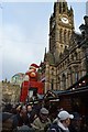 SJ8398 : Christmas Market, Albert Square & Town Hall by N Chadwick