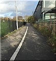 Springfields: footpath off Newcastle Road