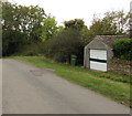 Lockup garage alongside the road through Littleworth Common, Gloucestershire