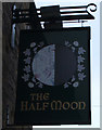 Sign for the Half Moon, Barton