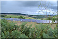 Solar Farm on the southeast side of Colley Lane Cross, looking north-northeast