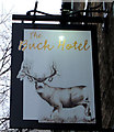 Sign for the Buck Hotel, Richmond