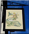 Dolphin Inn name sign, Shrewsbury