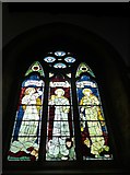 SP5822 : St Edburg, Bicester: stained glass window (VIII) by Basher Eyre